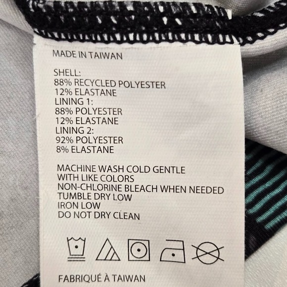 PRANA Ardor Dress Black Horchata Printed Floral Athletic Stretch Caged Size S - Picture 7 of 11